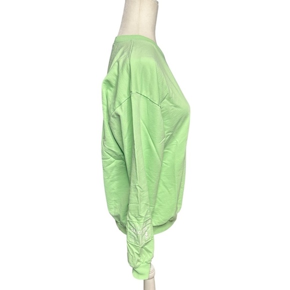 Zumba STEP INTO HAPPY SWEATSHIRT Mint Green Size Marvelous - Picture 3 of 6